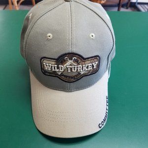 Wild Turkey National Federation Committee Khaki Canvas Ball Cap Hat